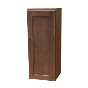 Rustic Walnut 15" Shaker style wall cabinet - Picture 1 of 2