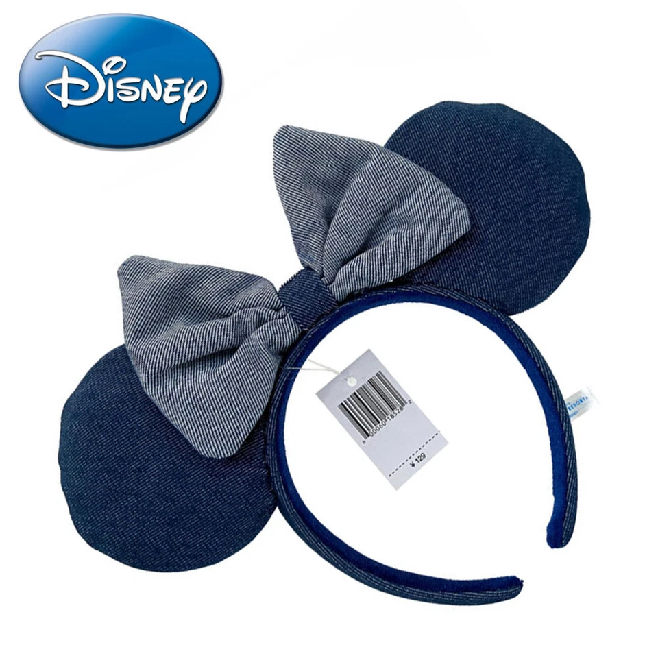 Blue Bow with Diamond Headband Mickey Mouse for Kids Adult Gift Disney- Hairband