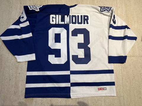 CCM Doug Gilmour Toronto Maple Leafs 50/50 NHL Hockey Jersey Sz XL Cover