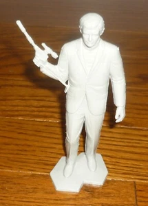 Illya Kuryakin Der Mann vom Onkel 6 Zoll graue Kunststofffigur, 1966 Marx Toys - Bild 1 von 3
