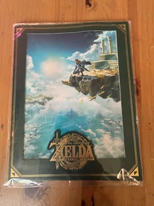Legend Zelda Tears Kingdom Matted Art Print Best Buy Exclusive 7.2x9.2 NIP - Picture 1 of 4
