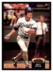 1992 Stadium Club #292 BRETT BUTLER Los Angeles Dodgers ~C1J