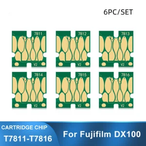 New Upgrade T7811-T7816 Ink Cartridge Chip For Fujifilm DX100 Printer 2set/lot - Afbeelding 1 van 5