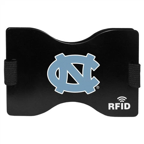 North Carolina Tarheels Wallet RFID Blocking Slim Pocket Money Clip NCAA College Cover