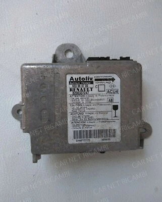 603880700 8200337247 AUTOLIV CENTRALINA SENSORE AIRBAG ECU SRS RENAULT MEGANE II - Immagine 1 di 4