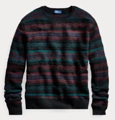 Polo Ralph Lauren Men's Fair Isle Ski Southwestern Cashmere Wool Jumper Sz M - Image 1 of 4