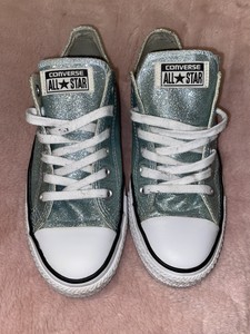 blue glitter converse