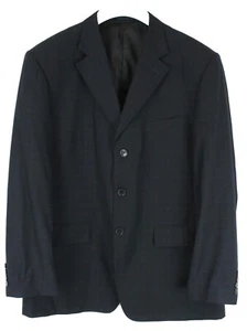 GIORGIO ARMANI Blazer Men's (EU) 54 Single Breasted Wool Plaid Notch Lapel - Picture 1 of 10