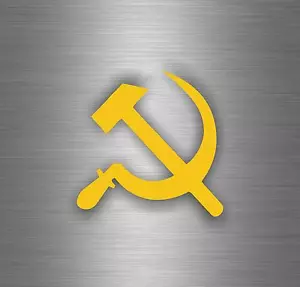 Sticker tuning decal car urss flag cccp ussr emblem hammer soviet russia r3 - Picture 1 of 1