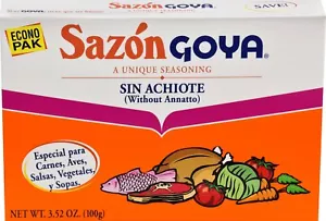Goya Sazon Without Annatto 3.52 oz - Picture 1 of 5