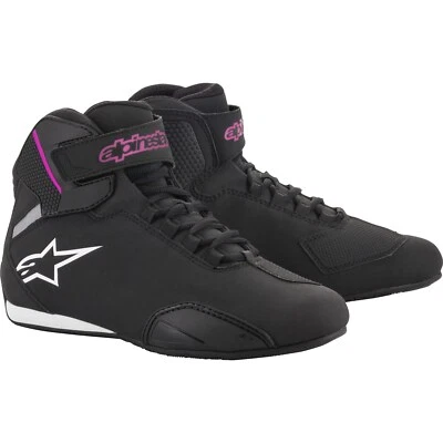 Damen Motorrad Schuhe 8 - Alpinestars Stella Sektor - schwarz-fuchsia