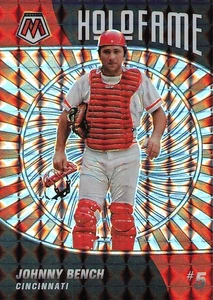 Mosaico Panini 2022 #HF-11 Johnny Bench mosaico holofama - Imagen 1 de 2