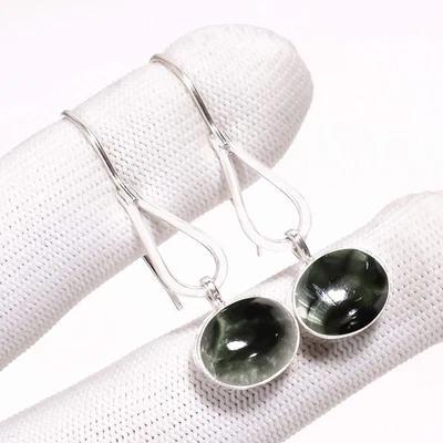 Serafinita - Pendiente Rusia Plata de Ley 925 V12039 Foto 1 de 4