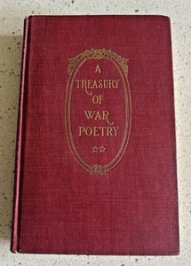 A TREASURY OF WAR POETRY British & American WWI 2nd Series Houghton Mifflin 1919 - Picture 1 of 7
