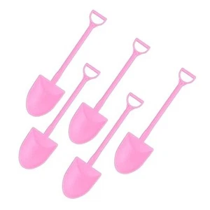 Mini Shovel Shape Spoons,Cute Disposable Plastic Dessert Spoons,Ice Cream - Picture 1 of 7