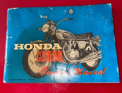 1971 Honda CB500 Manual do Proprietário CB 500 EM15 - Imagem 1 de 4