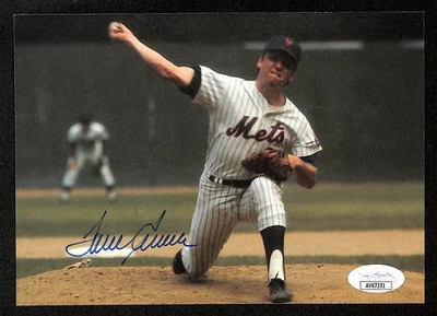 Tom Seaver HOF Signed/Autographed 5x7 New York Mets Photo Post Card JSA 201468 - Image 1 of 2