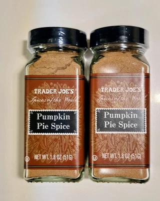 2x Trader Joe’s Pumpkin Pie Spice Cinnamon Nutmeg Cloves Cardamom Limited 51g - Image 1 of 2