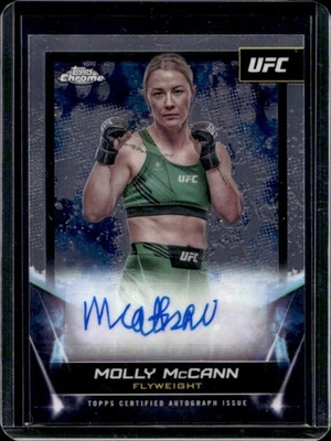 2024 Topps Chrome UFC Molly McCann Signatures Auto #FNA-MMC - Image 1 of 2