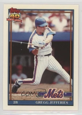 1991 Topps Factory Set Collector's Edition (Tiffany) Gregg Jefferies #30 - Image 1 of 2