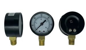 3PK Air Pressure Gauge 0-300 PSI 2" Dial 1/4 NPT Side PSL20-300, 101D-204H - Picture 1 of 1