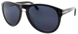 Tom Ford TF347 50J Dark Gray Aviator Blue 56mm Non-Polarized Men's Sunglasses - Picture 1 of 3