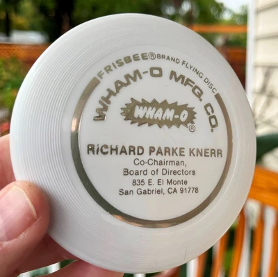 (Vintage) Richard Knerr  MINI Disc Golf Frisbee #546 (Free Innova Pin) Wham-O - Image 1 of 4