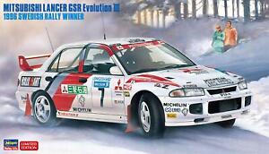 Hasegawa 1/24 Mitsubishi Lancer Evolution III 1996 Swedish Rally Winner Plastic