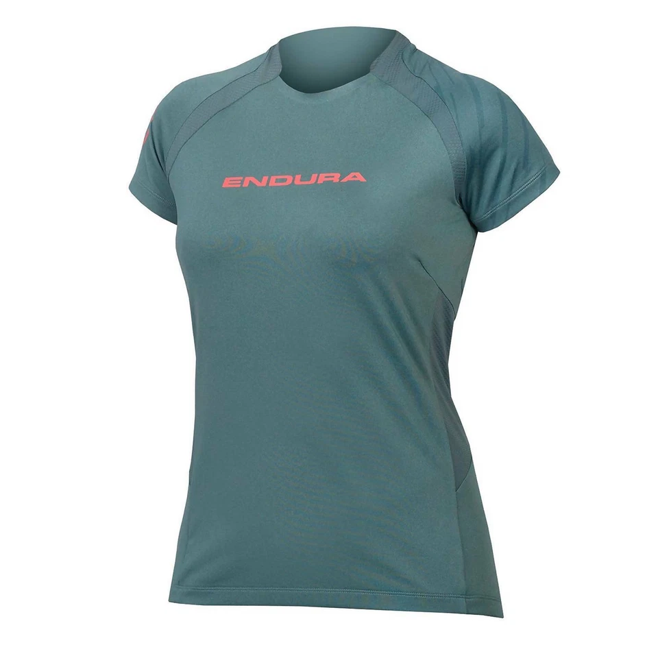 ENDURA  SINGLETRACK maglietta donna manica corta muschio mtb enduro dh - Immagine 1 di 2