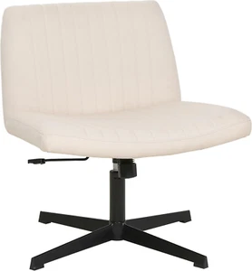 Criss Cross Chair Armless Cross Legged Office Desk Chair Adjustable Swivel Ergon - Picture 1 of 7
