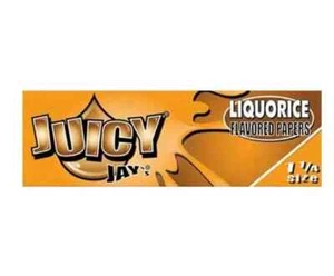 Juicy Jay's  1/4 Rolling Papers Liquorice Flavored Jays  pACK OF 24 - Picture 1 of 1