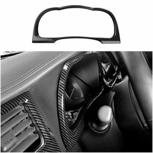 Interior Dashboard Frame Cover Trim Carbon Fiber For Toyota Highlander 2014-2019 - Picture 1 of 8