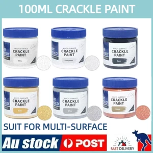 4/6/12Pcs 100ml Box Eco-Friendly Paint Acrylic Crackle Paints Canvas Painting - Picture 1 of 14