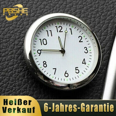 Mini Nachtleuchtende Autouhr für Auto Innendekoration kleine Wanduhr Home Decor - Bild 1 von 4
