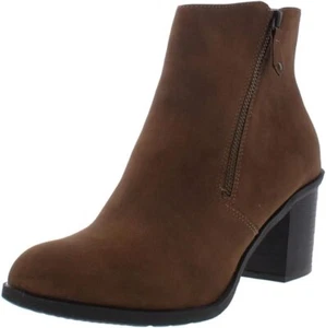 American Rag Womens Demitra Faux Leather Dress Ankle Boots Tan 9 Medium (B,M) - Picture 1 of 4