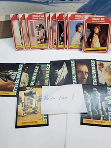 1980 Topps ESB + Wonder Bread PICK YOUR Card Vintage Star Wars Star File - Picture 1 of 51