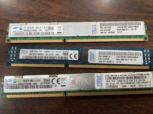 Lot Of 116 IBM  16GB PC3-14900R  10600r Blade Server RAM 46W0712 46w0714 47j0158 - Picture 1 of 1