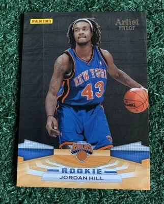 JORDAN HILL - 062/199 - 2009-10 PANINI - ARTIST PROOF ROOKIE CARD # 358 - image 1 of 3