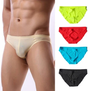 Slip intimo uomo sexy U convesso marsupio design cotone mutande bikini ♡ - Foto 1 di 20