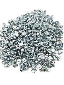 50PCS M6-1.0x10 / M6x10 Metric Hex Flange Bolts M6x1.0x10 Screws - Picture 1 of 9