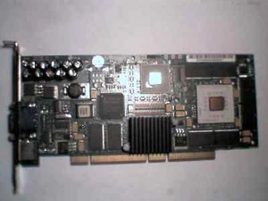 Video Card PCI 64 3Dlabs Wildcat Sun 375-3052 X3684A Expert 3D Lite 24-Bit - Picture 1 of 6
