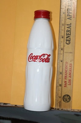 Винтажный Прототип Алюминиевой Бутылки Coca Cola Белая Красная Надпись Редкая - Изображение 1 из 4