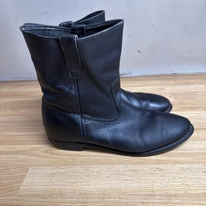 Red Wing Pecos Arbeitsstiefel Herren 11 D Soft Toe Schwarz Western USA Vintage - Bild 1 von 8