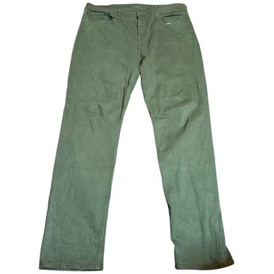 7 For All Mankind Men's Slimmy Stretch Jeans, Olive Green, Size 40 - Image 1 of 4