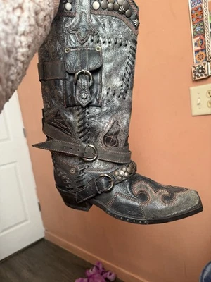 Double D Ranch by Old Gringo Double D Ranch by Old Gringo: Frontier Trapper Boot - Image 1 of 3