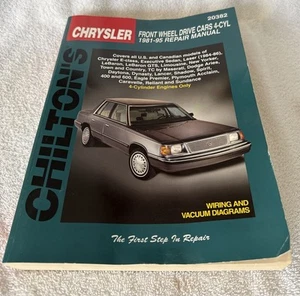 Chrysler Front-Wheel Drive Cars, 4 Cylinder, 1981-95 by Chilton Automotive... - Picture 1 of 3
