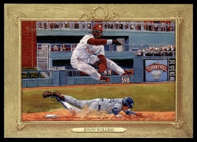2007 Topps Turkey Red #10 Jimmy Rollins - Image 1 of 2