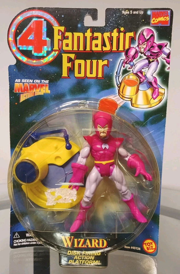 1996 Marvel Fantastic Four Wizard Action Figure ToyBiz R133