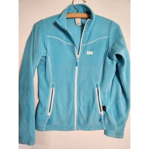 Helly Hanson light blue fleece zip up jacket womens size Small - Picture 1 of 7