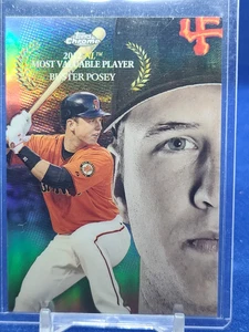 2019 Topps Chrome #MAW-12 Busy Posey MVP - Picture 1 of 2